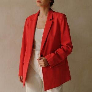 Reitmans Red Blazer Women’s Size 14